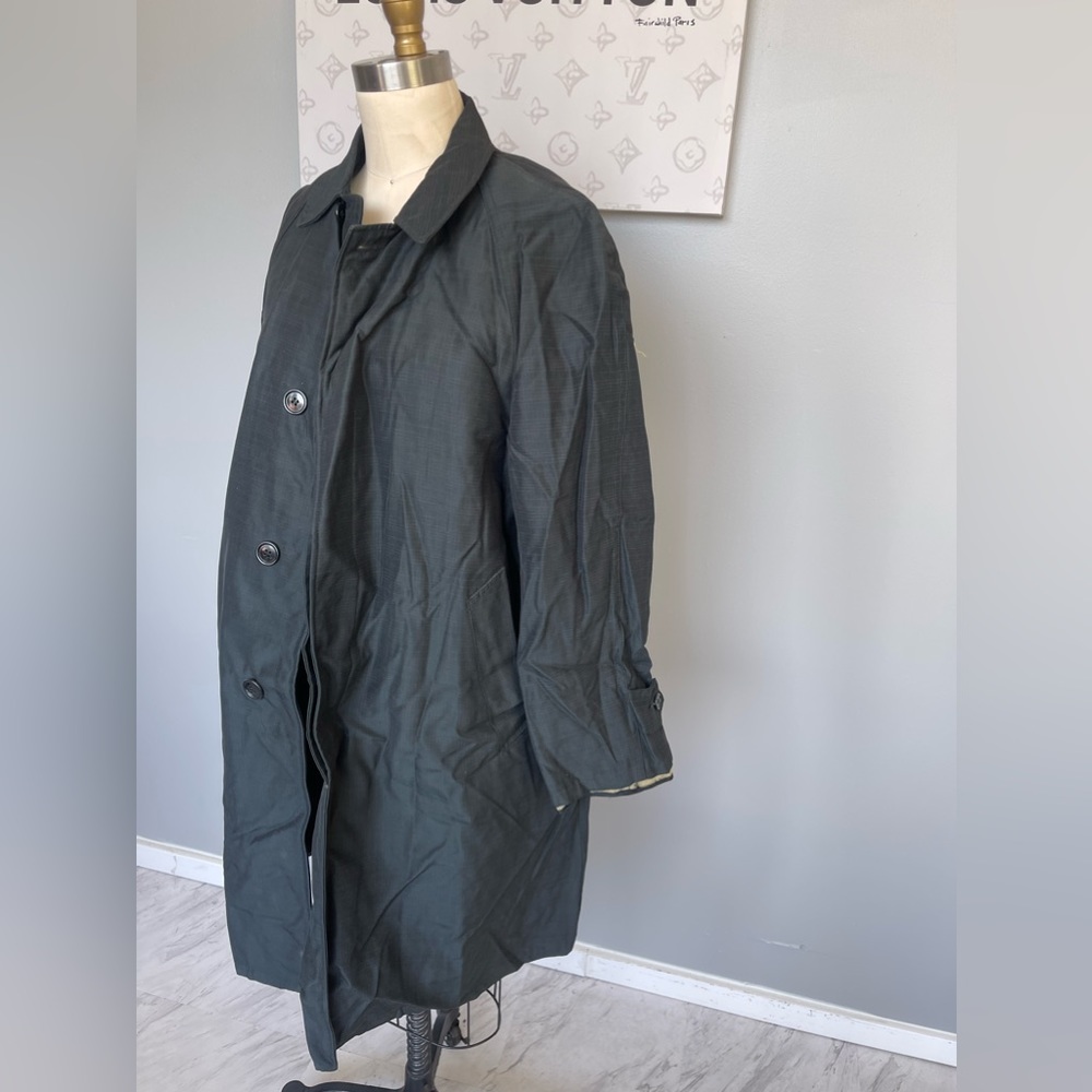 Sears - warm trench coat S/M PR2-17 - Picture 4 of 6
